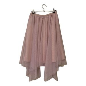 Pink tulle flowy skirt. Lulus. 
Xsmall.